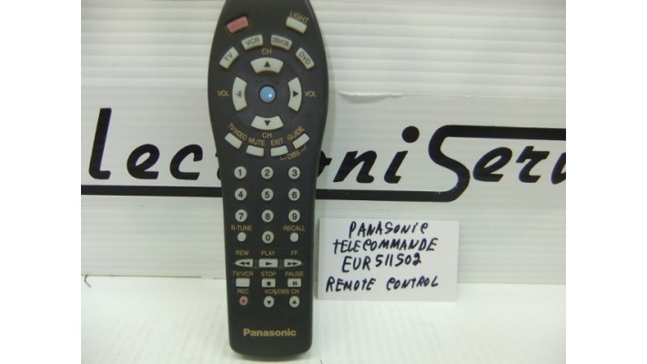 Panasonic EUR511502 remote control .